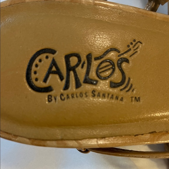 Carlos Santana Tan Strappy Heels - Picture 2 of 6